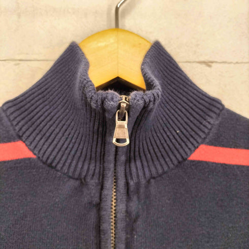 オールドネイビー OLD NAVY ハーフジップ ボーダー ニット メンズ import:L