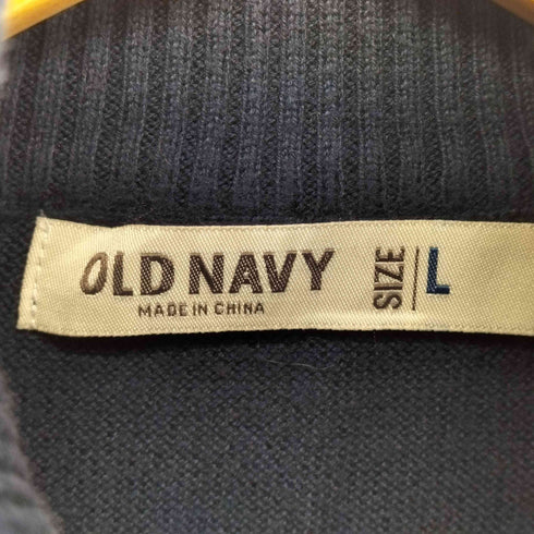 オールドネイビー OLD NAVY ハーフジップ ボーダー ニット メンズ import:L