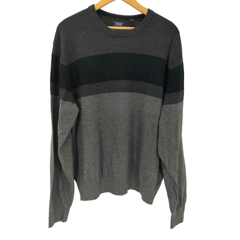 アイゾッド IZOD ボーダー クルーネックニット メンズ import:XXL