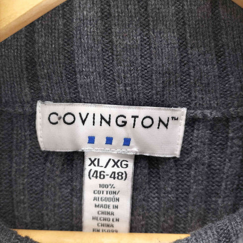 コヴィントン Covington ハーフジップ コットンニット メンズ import:XL