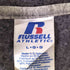 ラッセルアスレチック RUSSELL ATHLETIC ワッペンハーフジップスウェットプルオーバー メンズ JPN:L