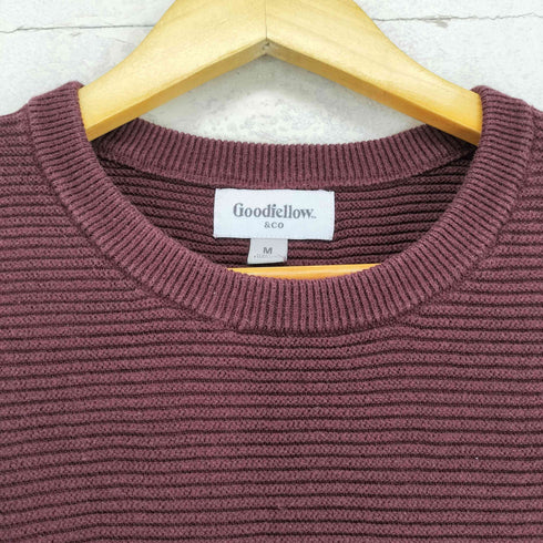 goodiellow コットン クルーネックニット メンズ import:M