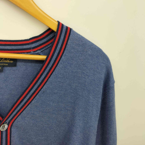 ブルックスブラザーズ BROOKS BROTHERS スーピマコットン パイピングライン カーディガン ニット メンズ import:M