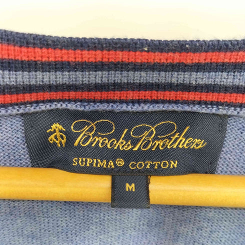 ブルックスブラザーズ BROOKS BROTHERS スーピマコットン パイピングライン カーディガン ニット メンズ import:M