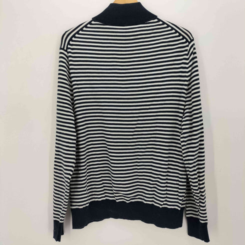ブルックスブラザーズ BROOKS BROTHERS ハーフジップ ボーダー プルオーバー ニット メンズ import:M