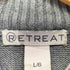 retreat ケーブル ハーフジップニット メンズ import:L