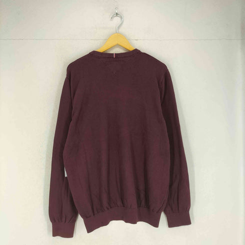 トミーヒルフィガー TOMMY HILFIGER Vネック コットンニット メンズ import:XXL