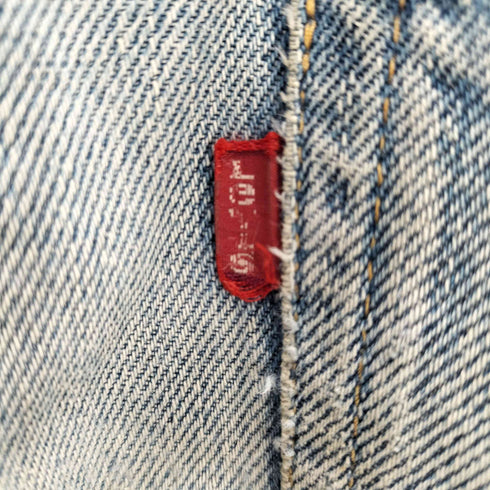リーバイス Levis 70S 77年製 USA製 505 66前期 シングル ボタン裏5刻印 42TALON ジップ ストレート デニム パンツ 鉄製銅メッキリベット ヒップポケット裏 シングルテッチ ヒップポケット裏シングルステッチ 裾チェーンステッチ メンズ W29 L32