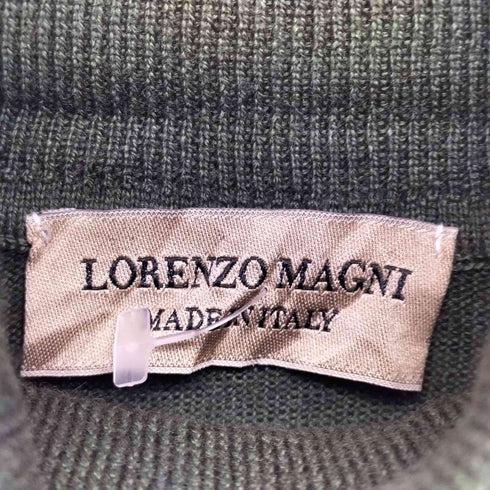 lorenzo magni イタリア製 タートルネックニット メンズ