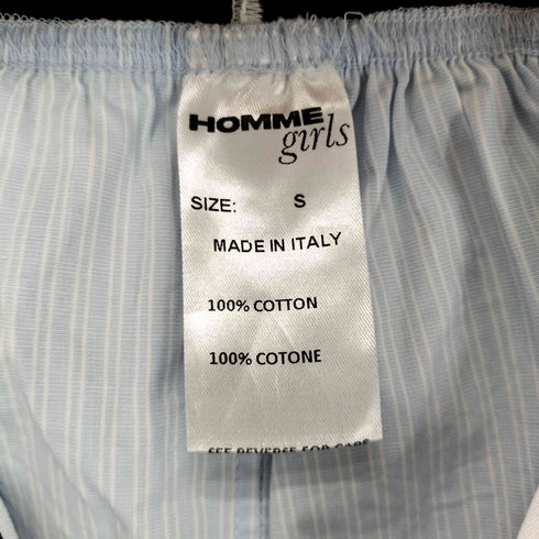 HOMME GIRLS ストライプショートパンツ import レディース S