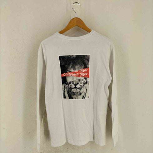 オニツカタイガー ONITSUKA TIGER バックプリントロングスリーブTシャツ メンズ JPN:L