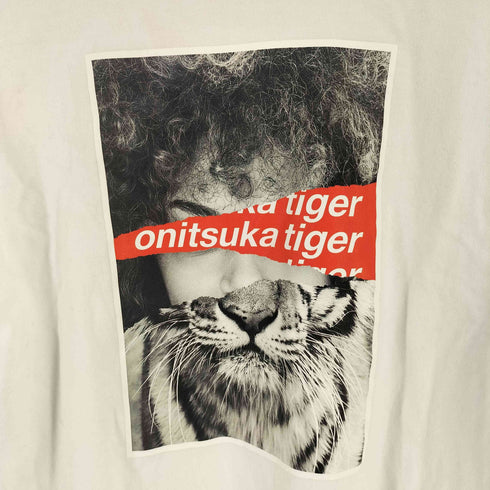 オニツカタイガー ONITSUKA TIGER バックプリントロングスリーブTシャツ メンズ JPN:L