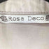 Rosa Deco ローズ刺繍 フリルデザイン デニムジャケット レディース