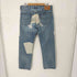 リーバイス Levis 501 LEVI'S ORIGINAL EMP リペア加工 ミディアムインディゴデニム メンズ W38/L32
