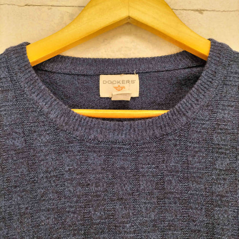 ドッカーズ DOCKERS メランジ クルーネックニット メンズ import:L