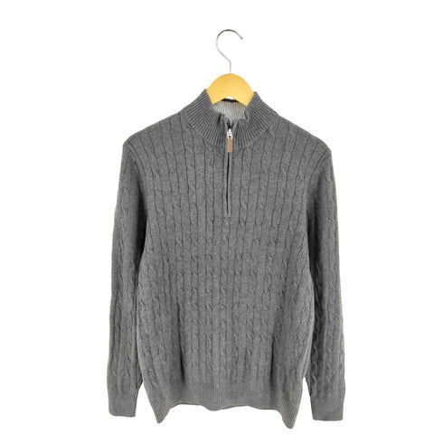 クラブルーム CLUB ROOM ケーブル ハーフジップニット メンズ import:L