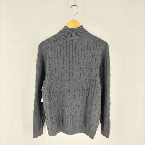 クラブルーム CLUB ROOM ケーブル ハーフジップニット メンズ import:L