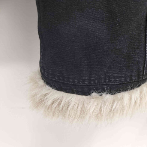 MAMR ファーデニムジャケット Y2K レディース import:M