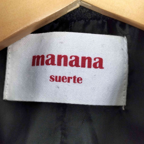 マナナ MANANA シャギーロングコート レディース FREE