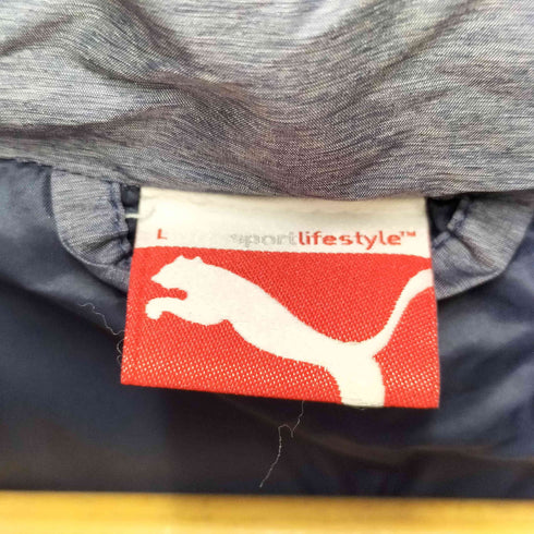 プーマ PUMA ファブリック MIX フーデッド ダウンジャケット メンズ JPN:L