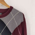 saddlebred アーガイル コットンニット メンズ import:L
