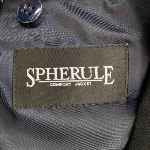 SPHERULE 金ボタン ウール100 ダブルブレストテーラードジャケット 紺ブレ メンズ 98 92 165