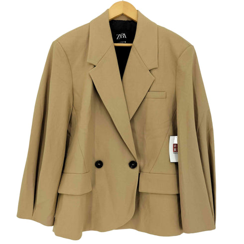 ザラ ZARA オーバーサイズ テーラードジャケット レディース import:S