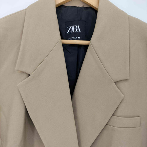 ザラ ZARA オーバーサイズ テーラードジャケット レディース import:S