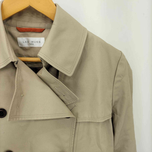 レミュー LES MUES ダブルブレスト トレンチコート レディース JPN:L