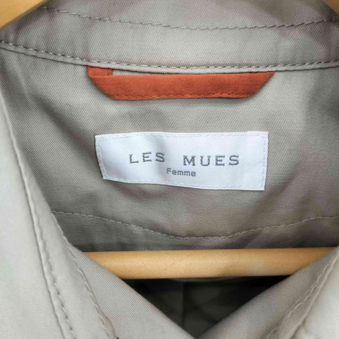 レミュー LES MUES ダブルブレスト トレンチコート レディース JPN:L