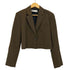 ザラ ZARA クロップド ブレザー ジャケット レディース import:M