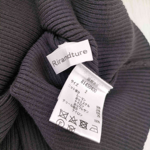 リランドチュール Rirandture フリル ラッフルニット レディース JPN:2