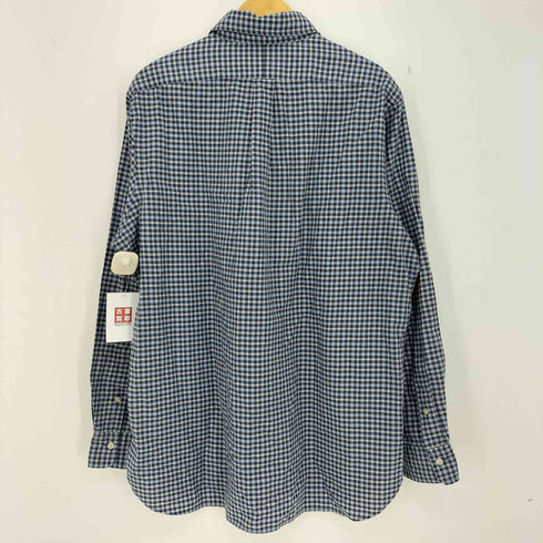 ラルフローレン RALPH LAUREN 現行タグ CLASSIC FIT ポニー刺繍 チェック ボタンダウン 長袖シャツ メンズ import:XL