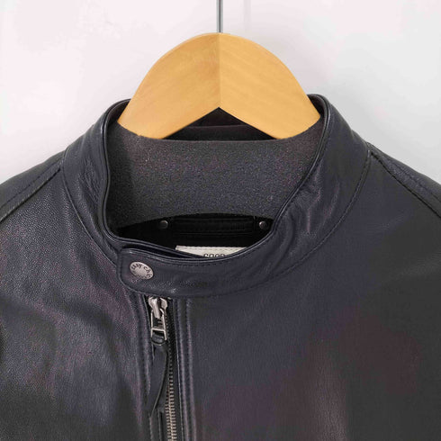 コーエン coen ゴートレザー シングルライダースジャケット メンズ JPN:S