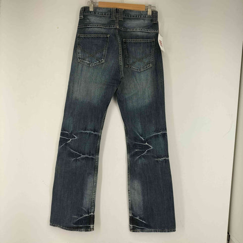 ブーツカットデニムパンツ 鬼ヒゲ Y2K メンズ 76