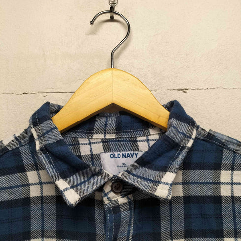 オールドネイビー OLD NAVY チェック ネルシャツ メンズ import:XL