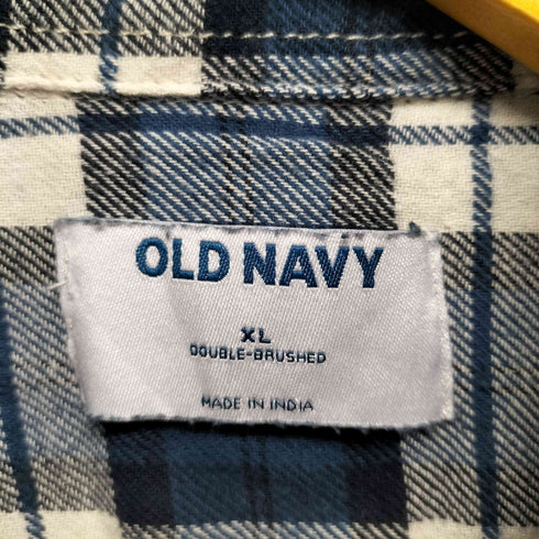 オールドネイビー OLD NAVY チェック ネルシャツ メンズ import:XL