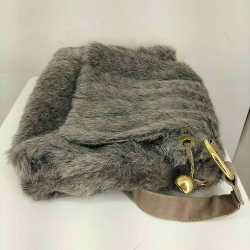 フェイクファーショルダーバッグ レディース