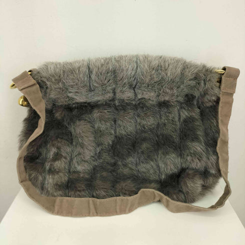 フェイクファーショルダーバッグ レディース