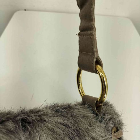 フェイクファーショルダーバッグ レディース