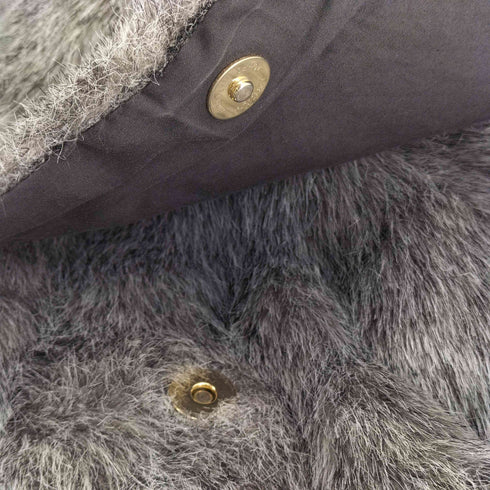 フェイクファーショルダーバッグ レディース