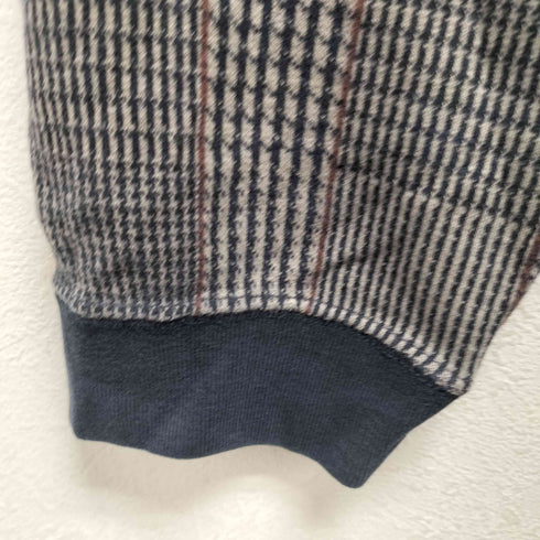 bogari studio グレンチェック L/S ポロシャツ メンズ XLT