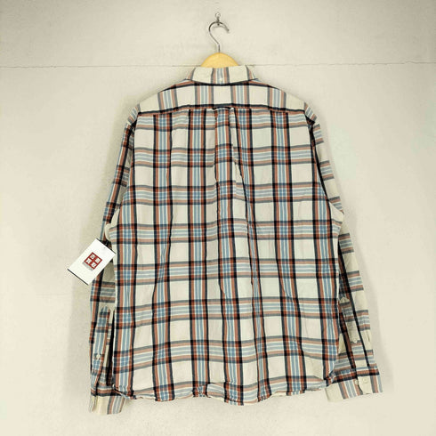 ランズエンド LANDS END チェック BDシャツ メンズ import:XL