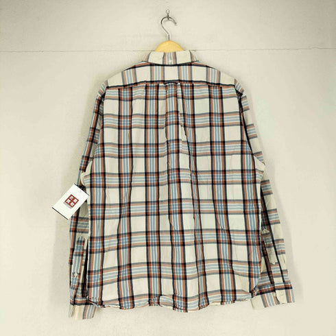 ランズエンド LANDS END チェック BDシャツ メンズ import:XL