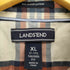 ランズエンド LANDS END チェック BDシャツ メンズ import:XL