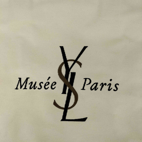 イヴサンローラン Yves Saint Laurent ロゴ刺繍 キャンバス トートバッグ レディース
