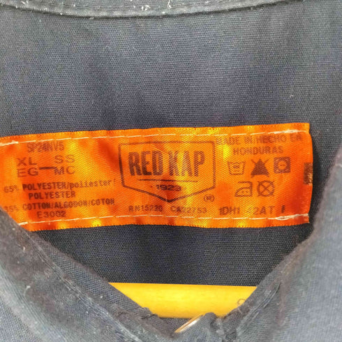 レッドキャップ RED KAP 半袖 ワークシャツ メンズ import:XL