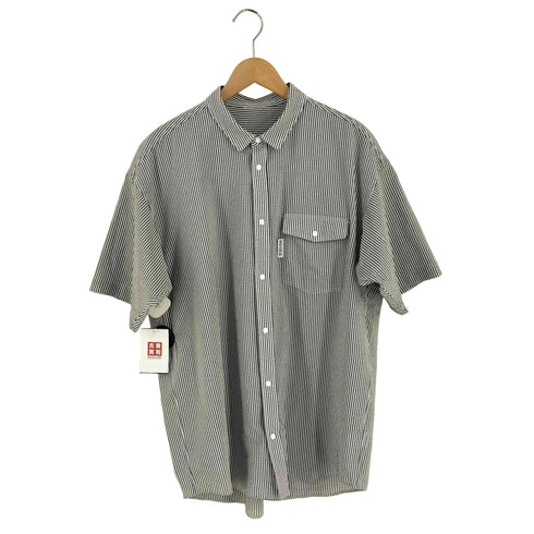 リッジマウンテンギア RIDGE MOUNTAIN GEAR Basic Short Sleeve Shirt Stripe メンズ import:XL