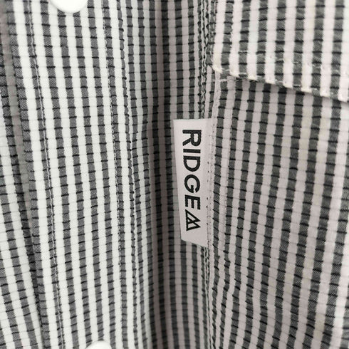 リッジマウンテンギア RIDGE MOUNTAIN GEAR Basic Short Sleeve Shirt Stripe メンズ import:XL
