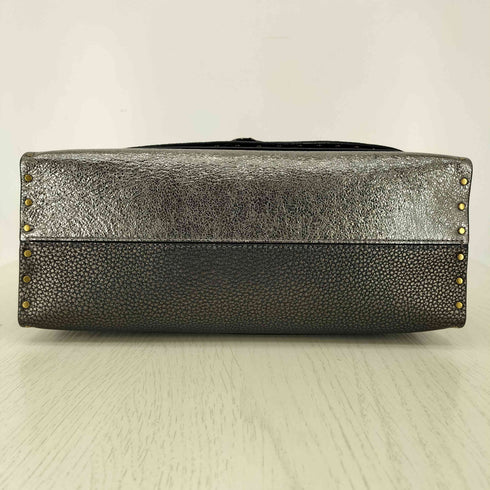 コーチ COACH Parker in signature canvas rivets snakeskin パーカー シグネチャーリベット スネークスキン チェーンショルダーバッグ レディース